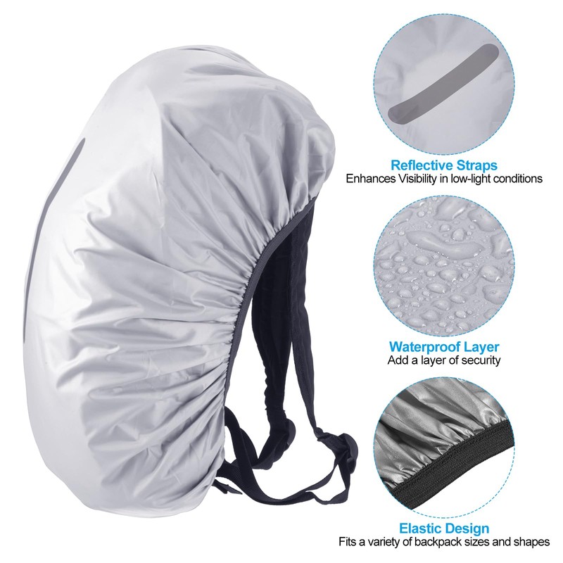 PATIKIL 75-85L Waterproof Backpack Rain Cover, Non-Slip Backpack Cover with