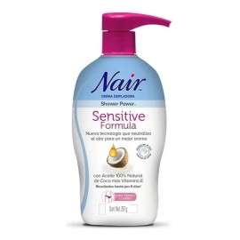 Nair crema depiladora shower 357 gr coconut tipo de piel sensible