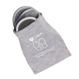 Healeved Pantuflas De Viaje Plegables Ligeras Y Portátiles Para Hombres Y Mujeres Antideslizantes Y Lavables Para Hogar Y Hotel Gris