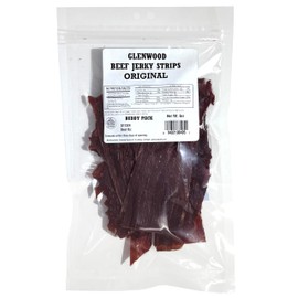 Glenwood Beef Jerky Tender Beef Jerky - Beef Jerky Strips 6 Ounce (6 Ounce, Original)