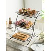 YHOSSEUN Large Tiered Tray Stand, 3 Tier Serving Tray Porcelain