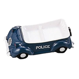 Melamine lunch plate Police Car