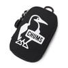 Chums Recycle Oval Key Zip Case, Black