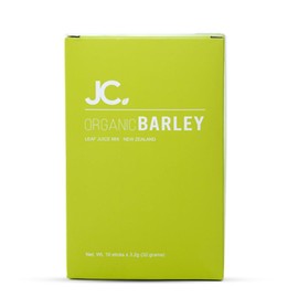 JC Barley Grass Juice Powder Organic Green Drink Mix with Stevia from New Zealand (10 sticks)