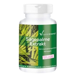 Saw Palmetto Extract 300 mg - 180 Capsules - Vegan - High Dose | Vitamintrend®