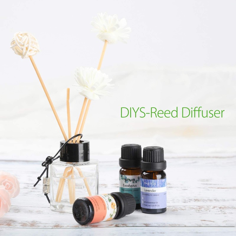 Phatoil Aroma Oil, 6 Types Trial Set, Essential Oil Set,