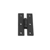 Renovators Supply Manufacturing H Cabinet Hinges 3 in. Black Wrought