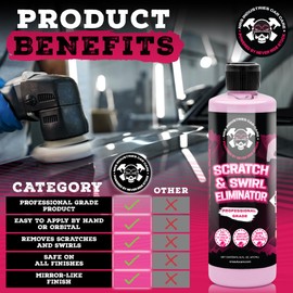 NRS Industries Scratch & Swirl Remover, Buffing, Polishing Compound for Car Scuff Removal, 16oz