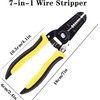 10-22 AWG Multi-Gauge 7" Precision Wire Stripper - Professional Handle