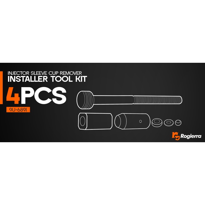 9U-6891 Injector Sleeve Cup Remover & Installer Tool Set -
