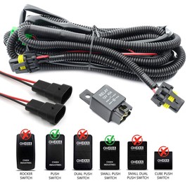 CH4X4 Wiring Harness for Toyota “Push Style” Switches (Large & Small)