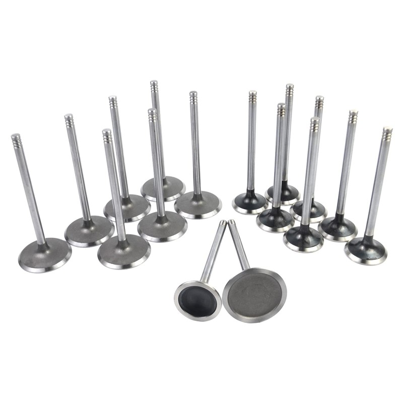 Flynsu 8Pair Intake and Exhaust Valves Set Replacement for 2009-2018