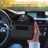 Faraday Pouch for Car Keys, 2 Pack Small Leather Faraday