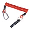 BOXOB Spring Breakaway Coiled Cable Strap, Trailer Brake Away Cable