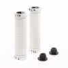 MTB trekking bike handlebar grips, screw-on grip/handle 808, White