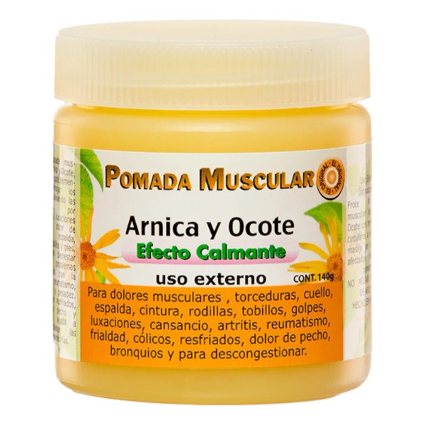 Pomada Árnica Y Ocote 140grs..
