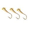 CORHAD Fishing Hook Holder Tool 3pcs Brass Hooks Catfish Tackle