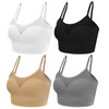 Pack of 4 - Seamless Cooling Front Comfort Bra without