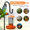 Shepherd Hooks for Outdoor, 62" Bird Feeder Pole with 5