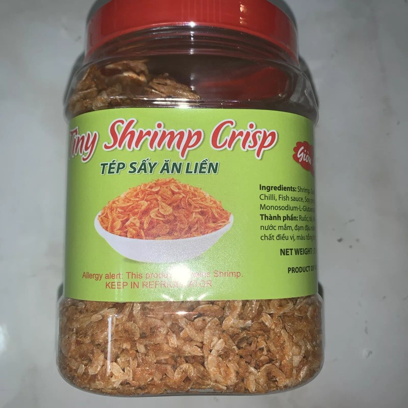Trady Crispy Tiny Shrimp-Ready to eat 7oz Product Of Vietnam