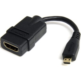 StarTech HDADFM5IN Cable Adaptador HDMI de Alta Velocidad a Micro HDMI, 12 cm