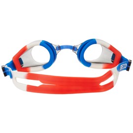 Beco BECO Unisex – Erwachsene''Macao ' Profischwimmbrille, blau/weiß/rot, One size