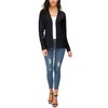 Exchic women's long-sleeved thin casual knitted jacket, lightweight cardigan -