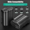 JYJZPB 2 Pack EN-EL15B EN-EL15C Batteries and Charger Case for