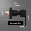 ACA International Square Bathroom 1/4 Turn Basin Shower Tap Wall