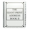 The Giant Print Address Book II