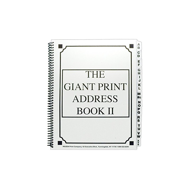 The Giant Print Address Book II