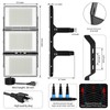 600W LED Flood Light 6000K Daylight White 60000LM, Wider Lighting