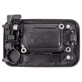 TRQ Rear Left Exterior Door Handle Drivers Side Compatible with 2004-2014 Ford F-150 2006-2008 Lincoln Mark LT