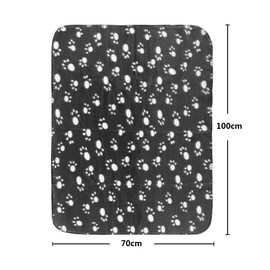 Voarge 3 Large Soft Fleece Blankets for Dogs and Cats for Dogs, Cats, Rabbits and Other Pets (70 x 100 cm)