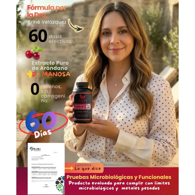 Urinary Blend - Vitaminas para el tracto Urinario | con