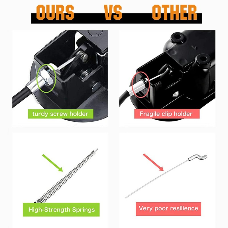 Recliner Replacement Parts,2PCS Universal Black Metal Pull Recliner Handle,Sofa Chair