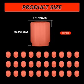 Thoquene Pack of 30 Car Tyre Valve Caps, Luminous Car Tyre Valve