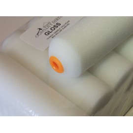 Decorators Extra Value 10 Pack 100mm 4" Inch Foam Gloss / Varnish Mini Roller sleeves
