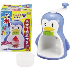 Pearl Metal Manual Shaved Ice Maker With Cup Penguin Made in Japan 4884