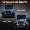 AreLokpri Amber Front Turn Signal Lights Compatible for 1987-1995 Wrangler