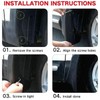 4Pcs Splash Guards Mud Flaps Guards Fender Mudguard Protector Accessories