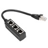 RJ45 Ethernet Adapter Cable Extension Function 1 to 3 Port
