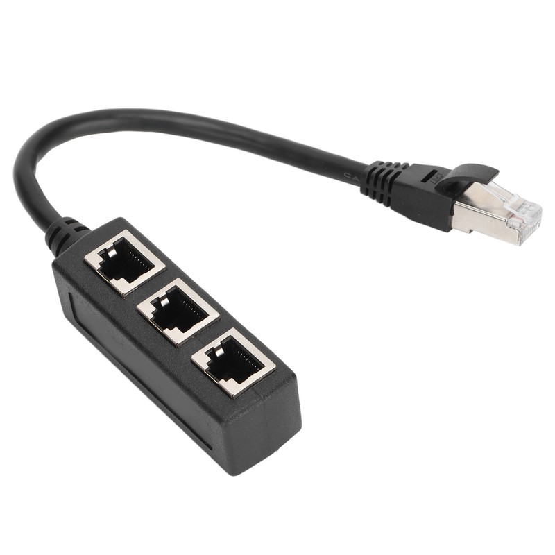 RJ45 Ethernet Adapter Cable Extension Function 1 to 3 Port