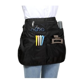 Bafelia Barber Apron with 7 Pockets, Waterproof and Bleach-proof Hair Stylist Apron for Men Women, Hairdresser Apron for Salon, Cosmetology, Barber