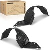 A-Premium Pair Front Inner Fenders Liner Splash Shield Set -