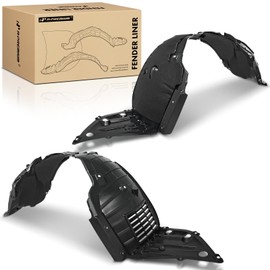 A-Premium Pair Front Inner Fenders Liner Splash Shield Set - Compatible with Nissan Altima 2013 2014 2015 - Factory Fresh (PP), Not Refurbished or Recycled