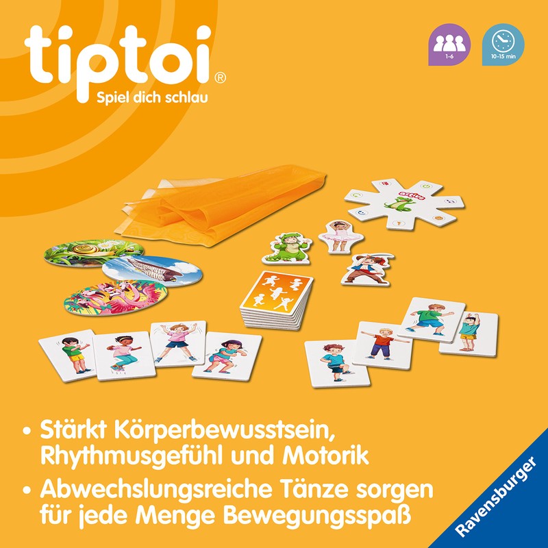Ravensburger tiptoi® Active Game 00128, Colourful Dance Theatre, Movement Game