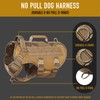 DNALLRINO Tactical Dog Harness for Medium Large Dogs, Breathable Air