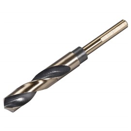 MACHSWON 15.5mm x 10mm High Speed Steel Drill Bit Reduced Shank Twist Drill Bit Jobber Drill Versatile Mastery in Stainless Steel Wood 1 Piece