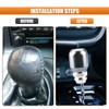 Car Telescopic Gear Shift Knob, Aluminum Alloy Car Manual Shift
